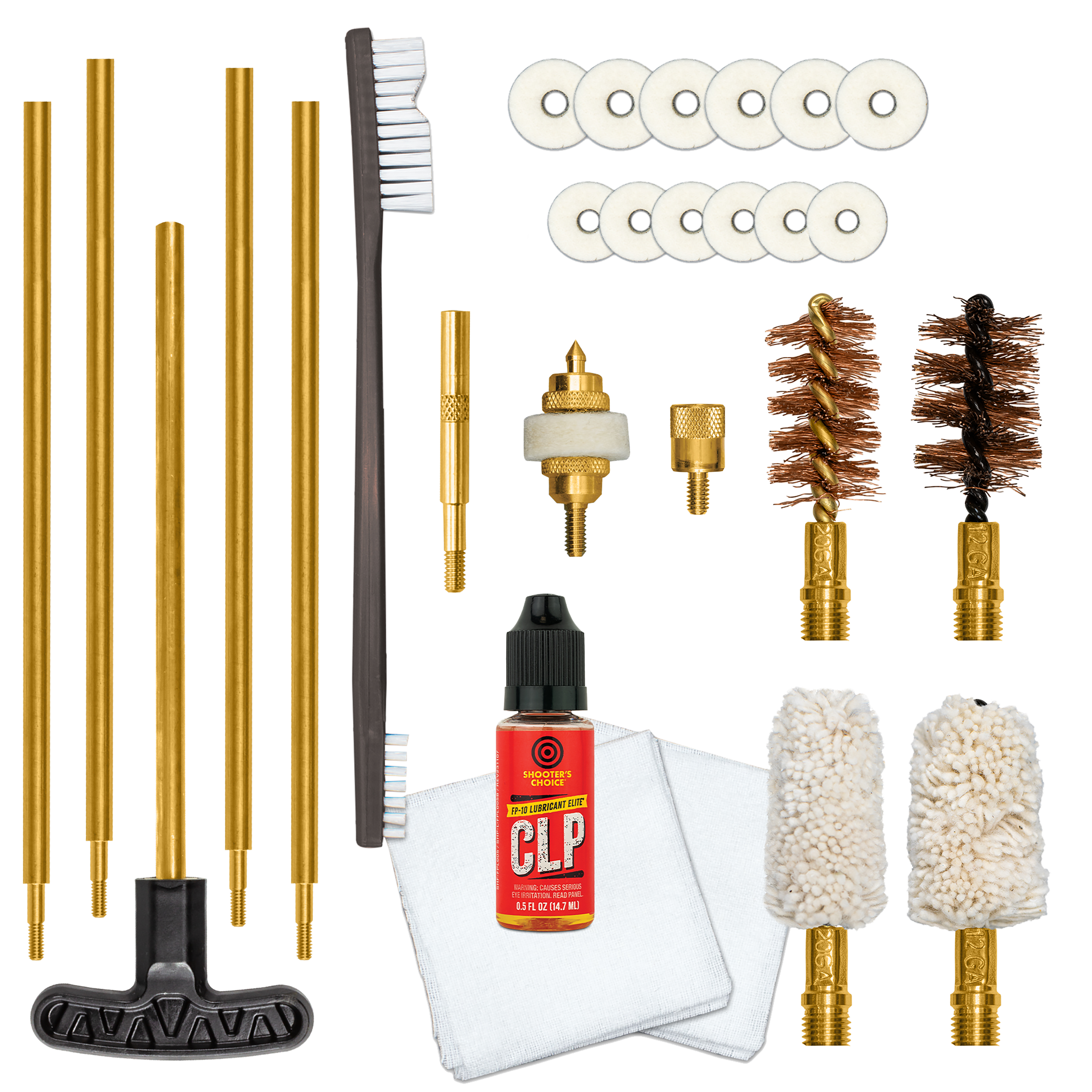 Otis FGSRSMCS Multi-Caliber Shotgun Cleaning Kit 12/20 Gauge