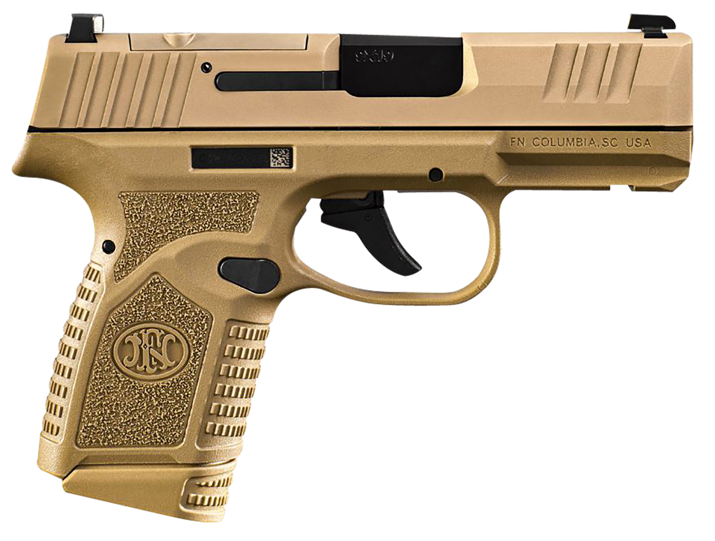FN Reflex MRD 9mm Luger 3.3" 10+1 NMS FDE Semi-Auto Pistol