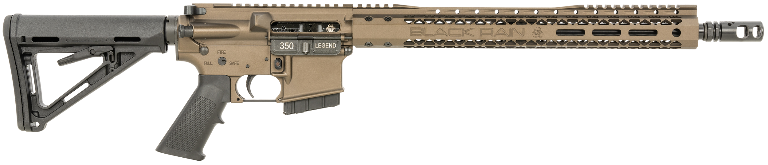 Black Rain Ordnance Carnivore 350 Legend 16" 20+1 Semi-Auto Rifle - Midnight Bronze Cerakote