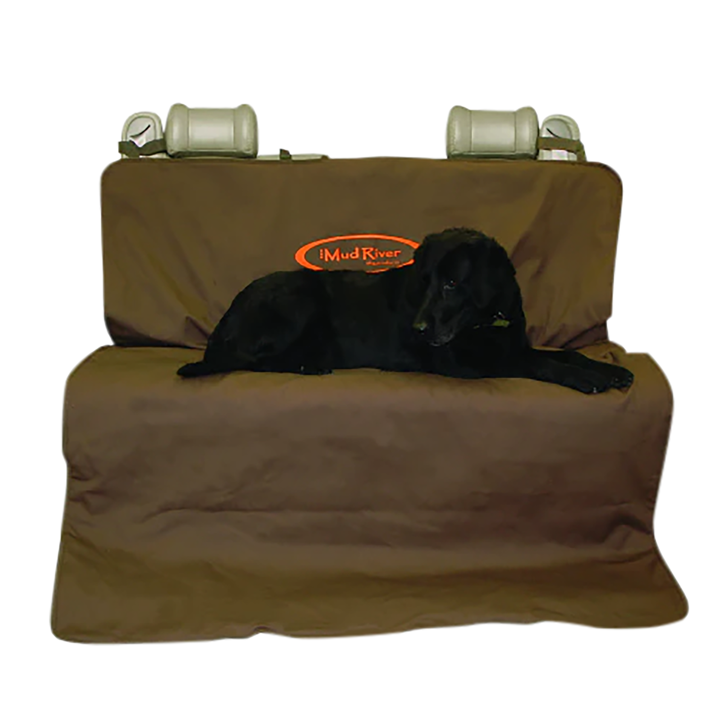 Mud River Two Barrel Seat Cover 56" x 68" Brown Nylon/Canvas