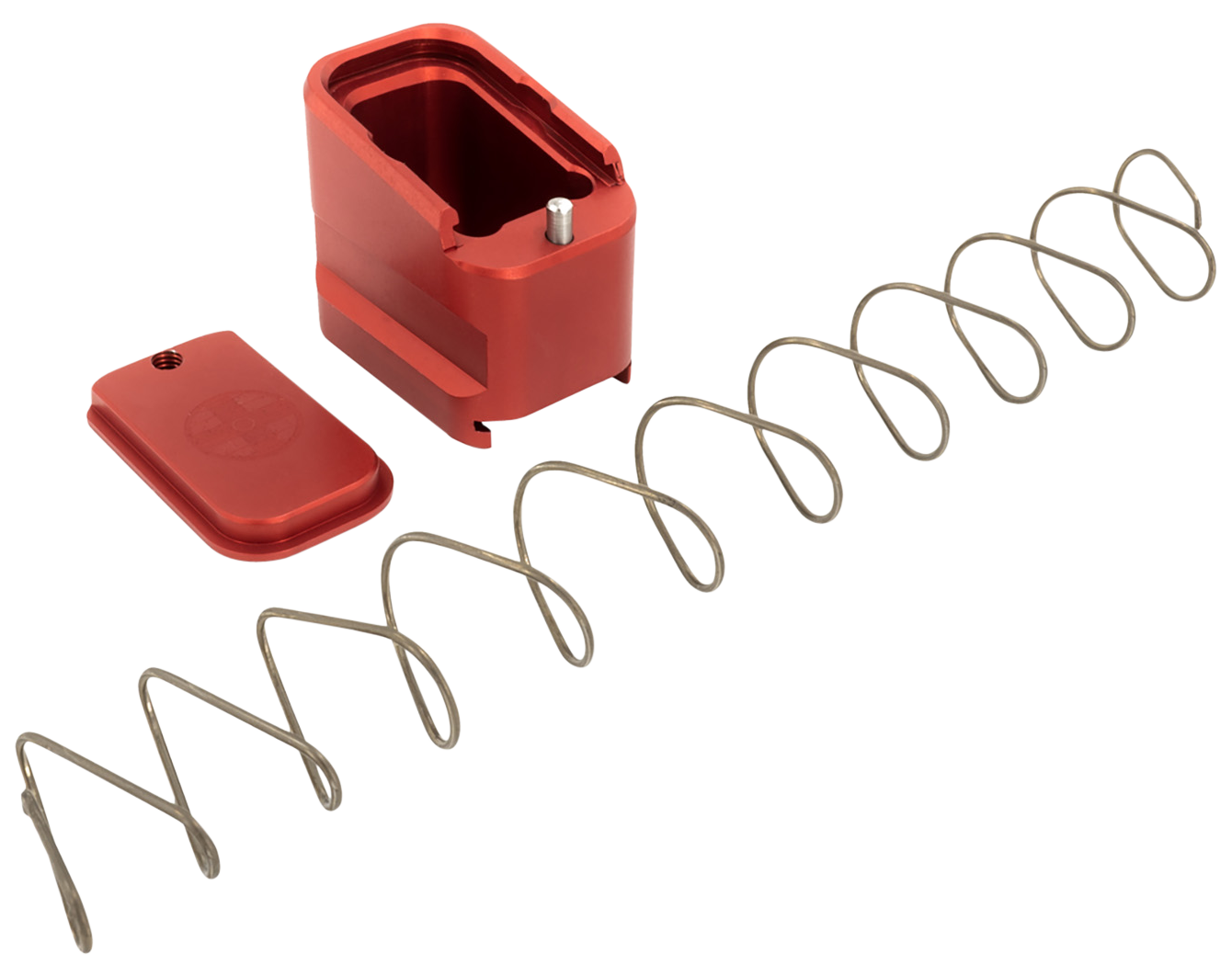 Shield Arms Glock 19/23 +5 9mm Luger / 40 S&W Magazine Extension - Red