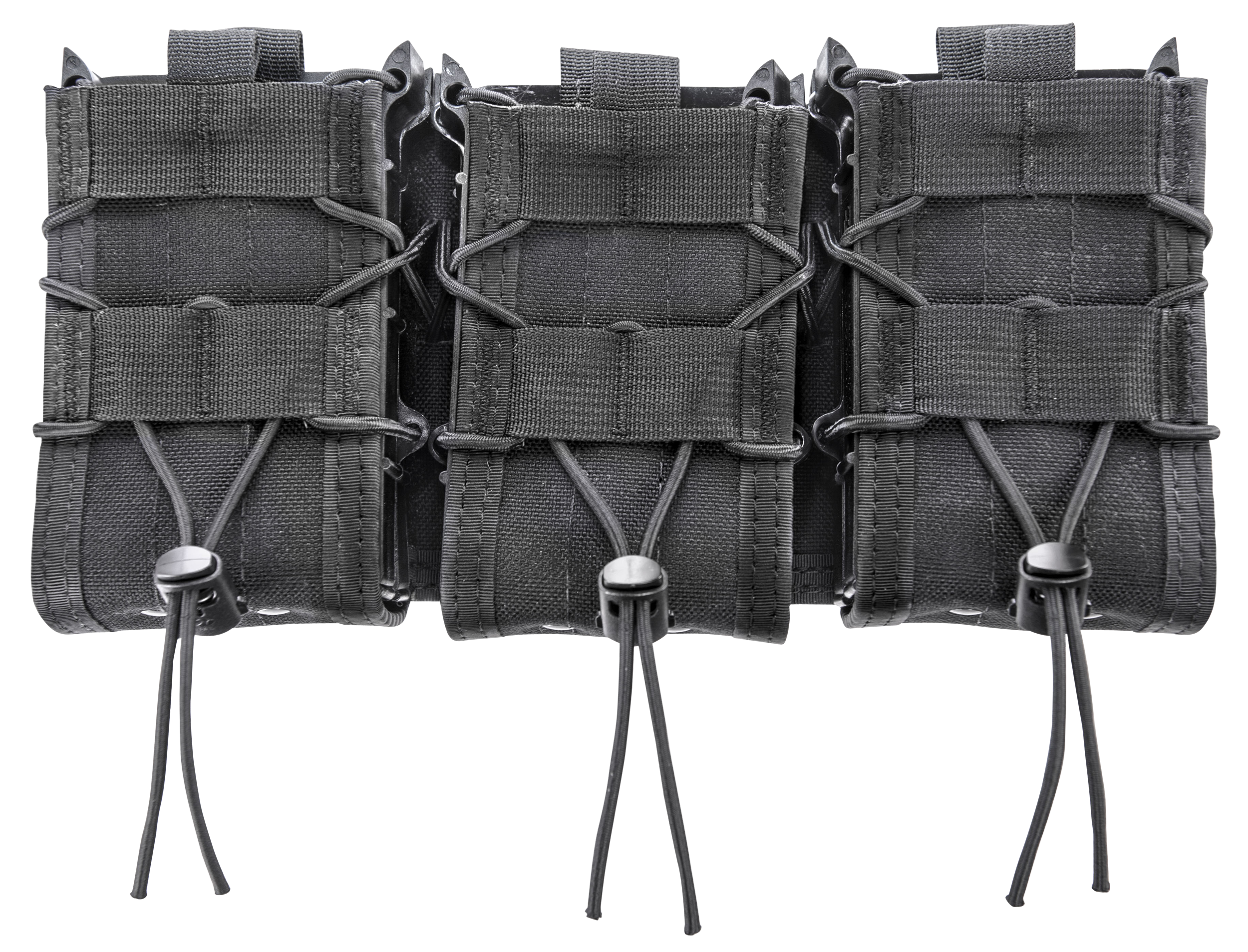 High Speed Gear 45DD00BK TACO Double Decker Triple Shingle Mag Pouch Black Nylon MOLLE
