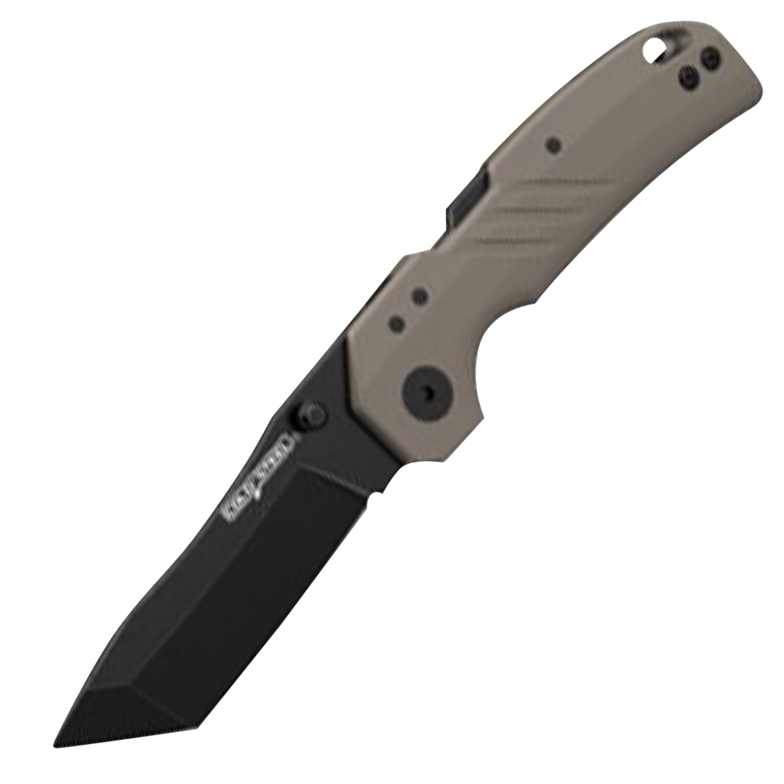 Cold Steel Engage 3" Folding Tanto Plain 4116 SS Black PVD Stonewashed FDE GFN Handle
