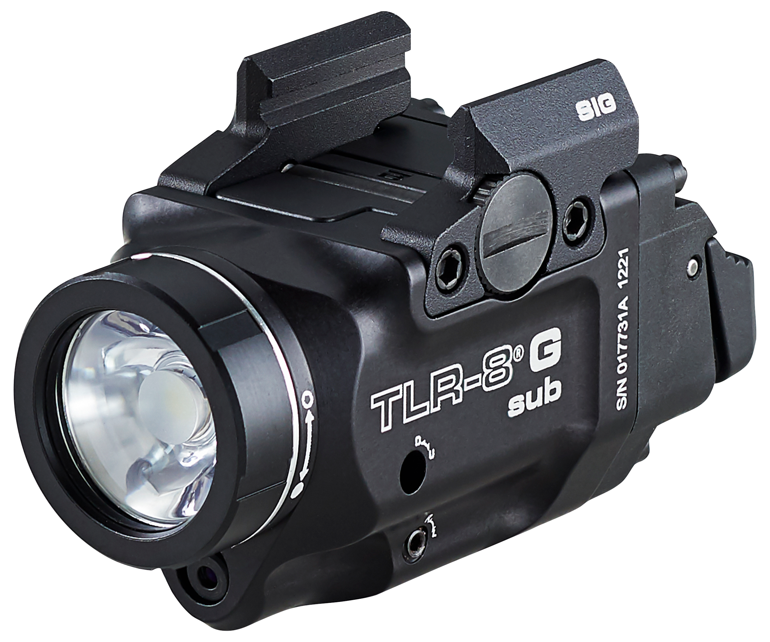 Streamlight TLR-8 Sub 500 Lumens w/Green Laser Fits Sig Sauer P365/P365XL - Black Anodized
