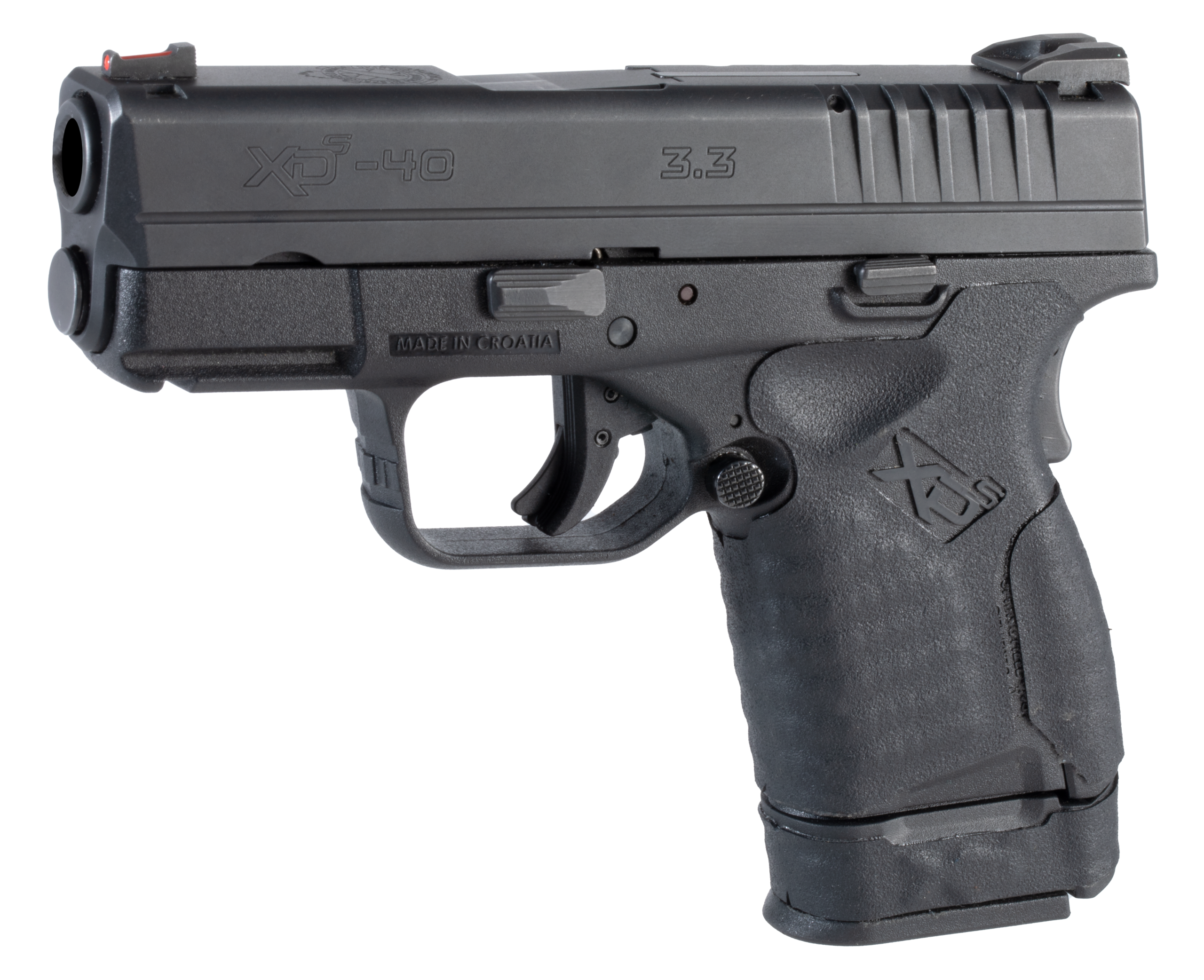 Hogue 17630 Wrapter Adhesive Pistol Grip Rubber Black Grain Texture - Sig P320 Full Size Medium Grip Module