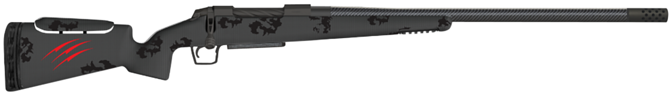 Fierce Firearms CT Rival XP 300 Win Mag 22" 3+1 Bolt Action Rifle - Blackout Camo / Titanium Receiver