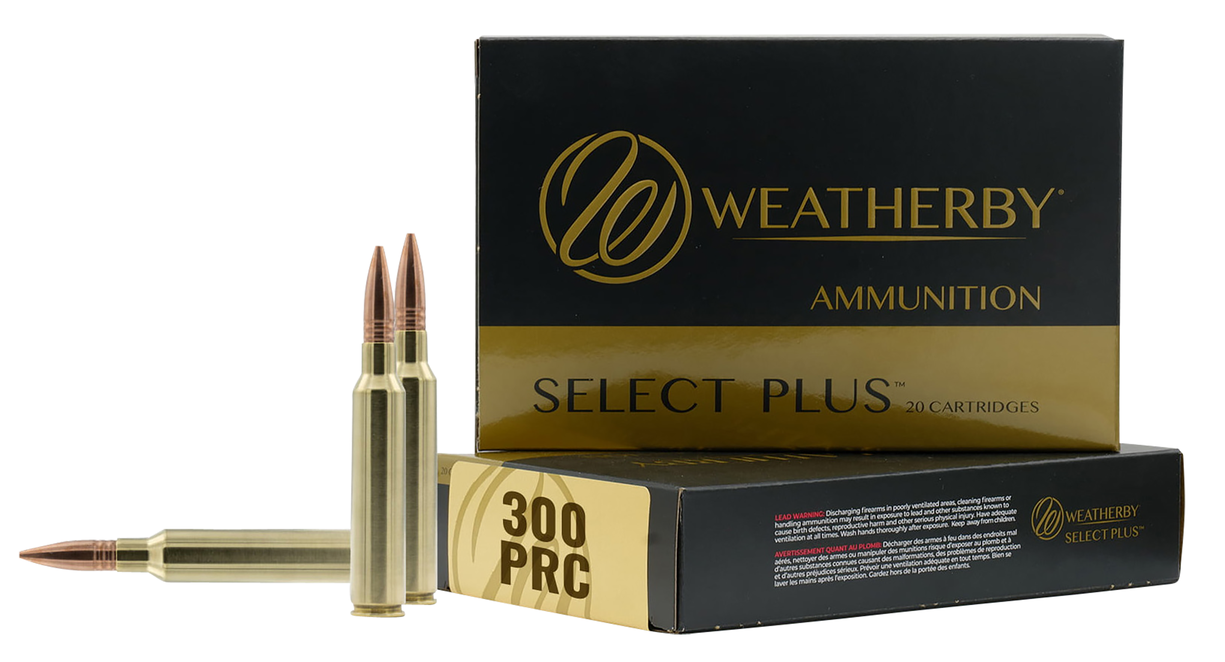 Weatherby Select Plus 300 PRC 180gr Swift Scirocco 20rd - Box or Case