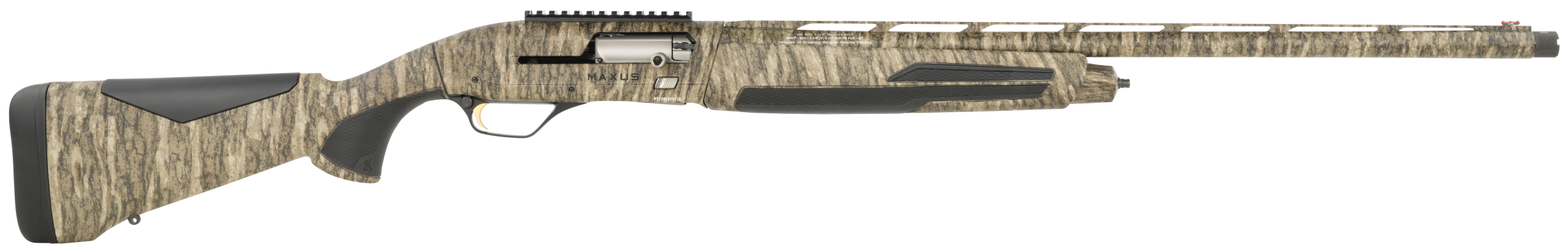 Browning Maxus II All-Purpose Hunter 12 Gauge 3.5" 4+1 26" Barrel Semi-Auto Shotgun - Mossy Oak Bottomland