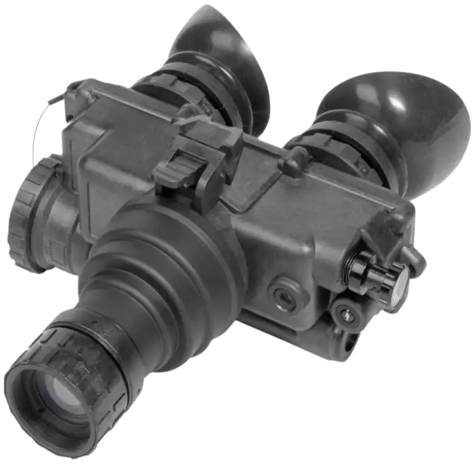 AGM Global Vision PVS-7 NL1 Gen 2+ Level 1 1x27mm Night Vision Goggles Black - Green Filter