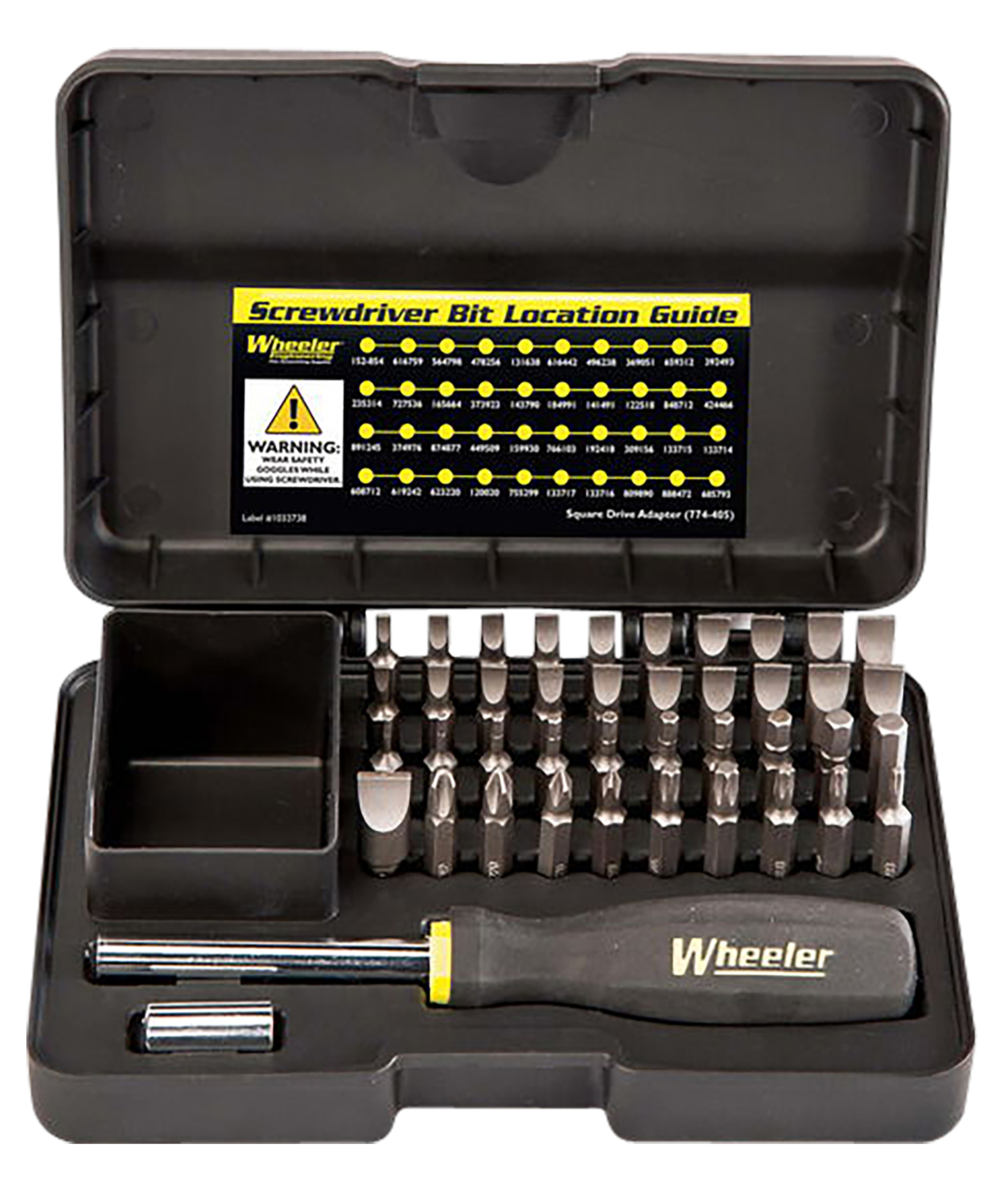 Wheeler Gunsmithing Screwdriver Set 43-Piece with Hard Case
