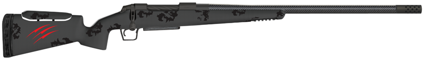 Fierce Firearms Carbon Rival XP 7mm PRC 20" 3+1 Bolt-Action Rifle - Blackout Camo