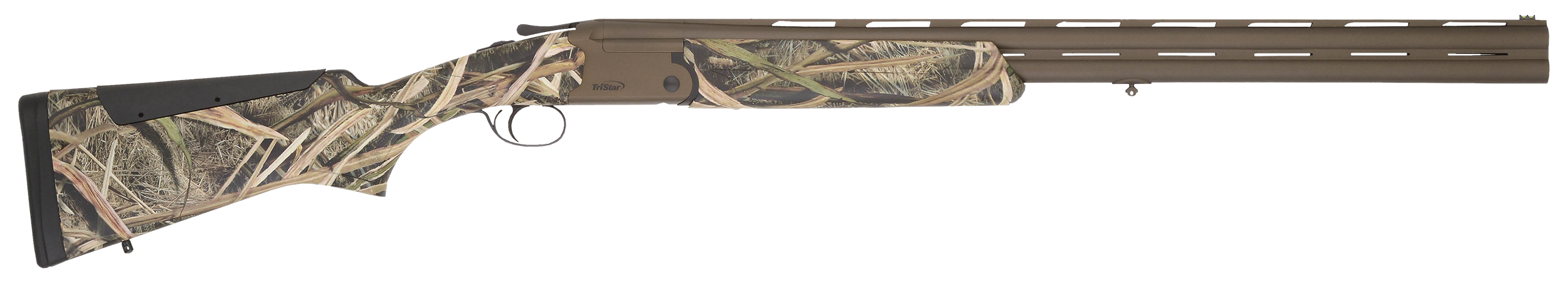TriStar Hunter Mag II 12 Gauge 3.5" 28" 2rd Over/Under Break Open Shotgun - Midnight Bronze, Mossy Oak Shadow Grass Blades
