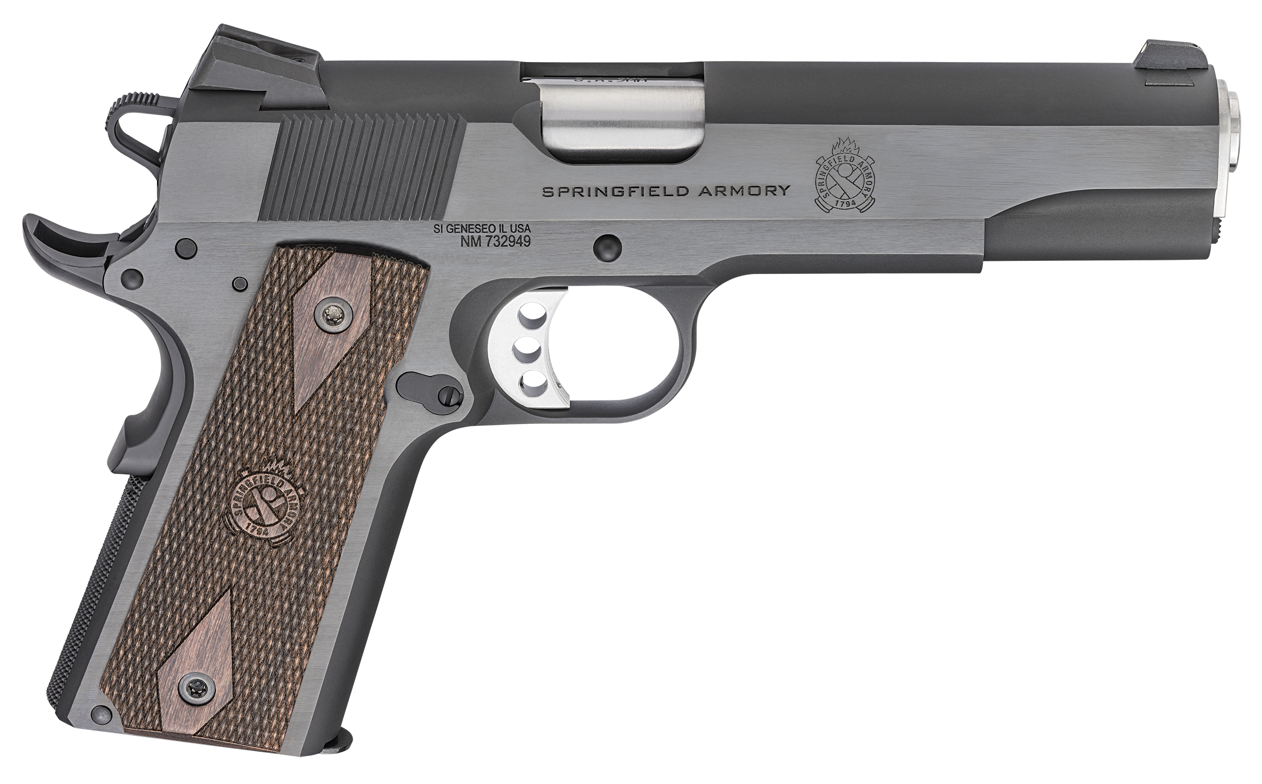 Springfield Armory 1911 Garrison 9mm Luger 5" 9+1 Semi-Auto Pistol - Blued