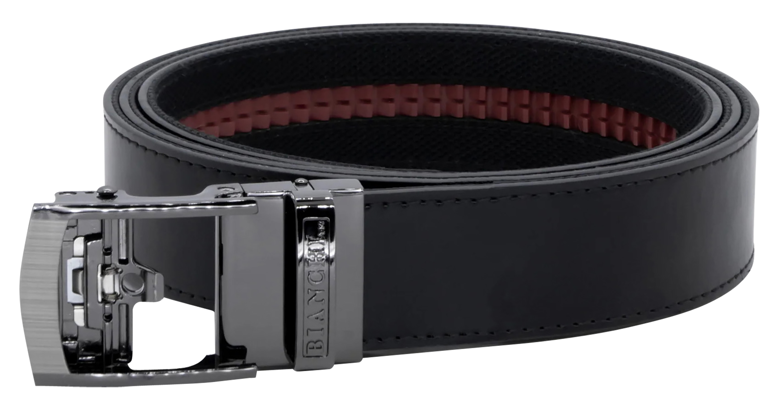 Bianchi B13 EDC NextBelt Black Leather 1.5" Buckle Closure Belt