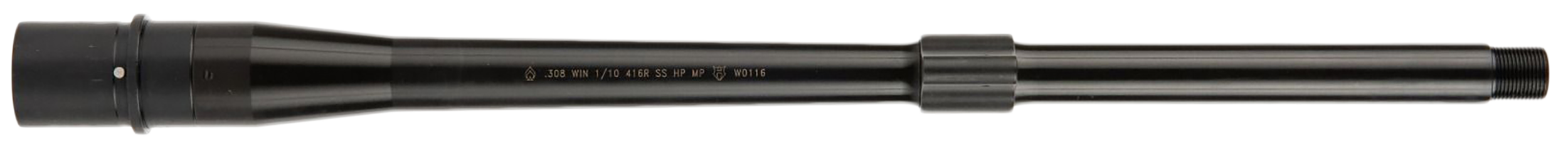 Ballistic Adv Premium Series 308 Winchester 16" Hanson Profile Threaded Barrel - Fits AR-10, Midlength, Black QPQ 4150 CMV