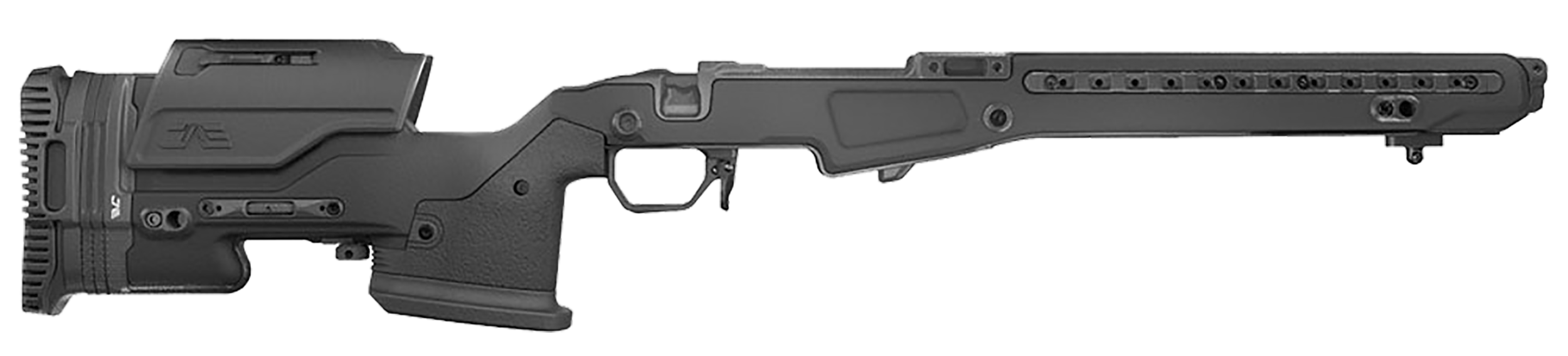 MDT Sporting Goods JAE-700 G4 Chassis Black Anodized Aluminum - Remington 700 Short Action RH