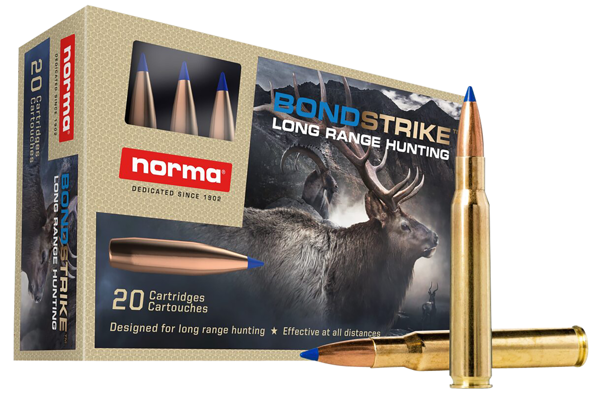 Norma Bondstrike Extreme 30-06 Springfield 180gr Bonded Polymer Tip 20 Rd - Box or Case