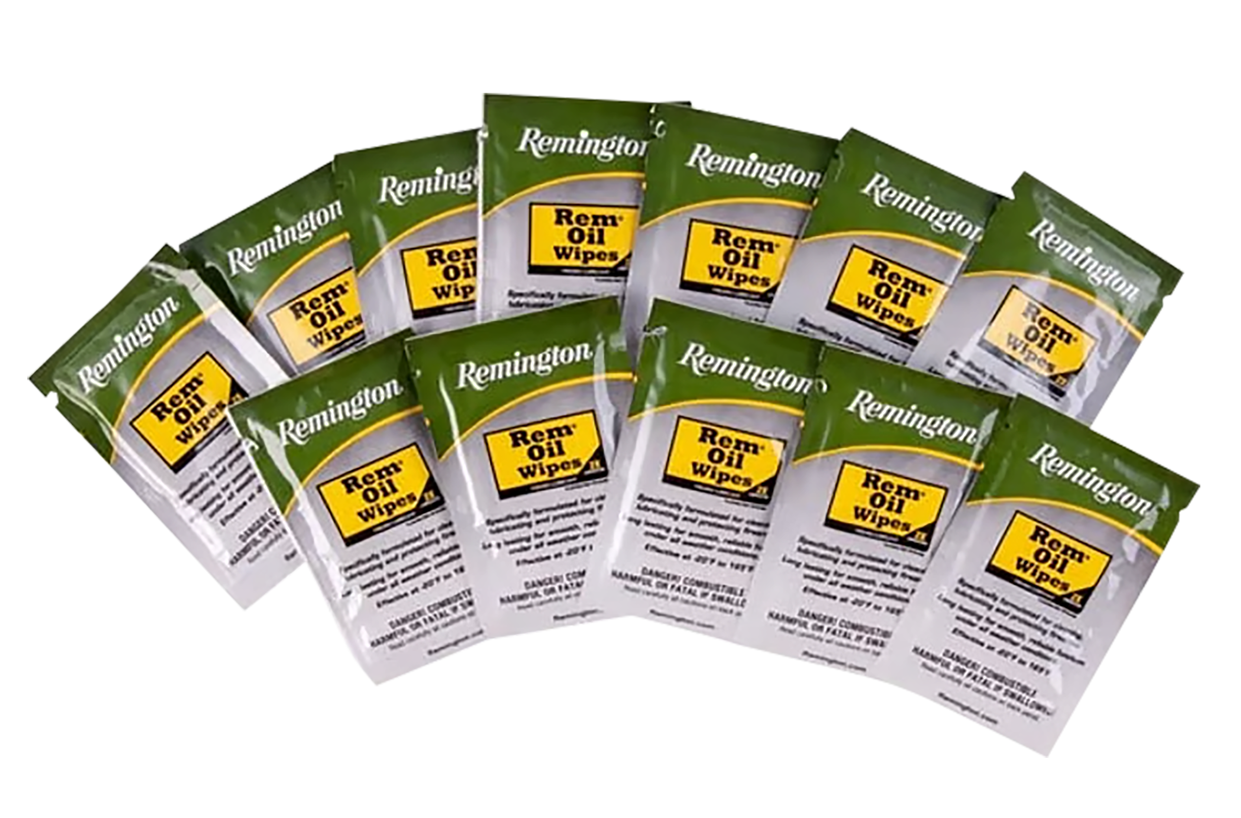 Remington Accessories Rem Oil 6"x8" Wipes 12-Count Single Pack