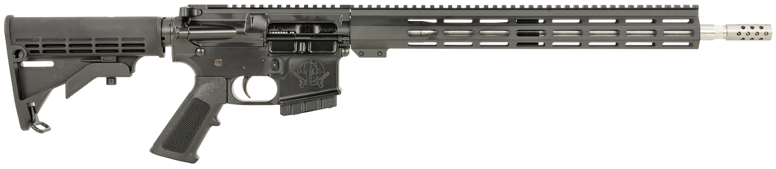 Great Lakes Firearms GL15 AR-15 350 Legend 18" 5+1 Semi-Auto Rifle - Black