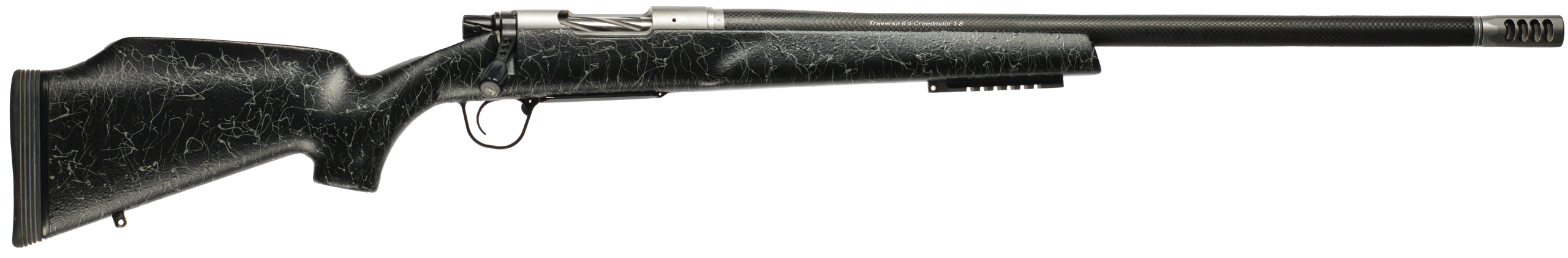 Christensen Arms Traverse 300 RUM 26" 3+1 Bolt-Action Rifle - Black/Gray Webbing Stock