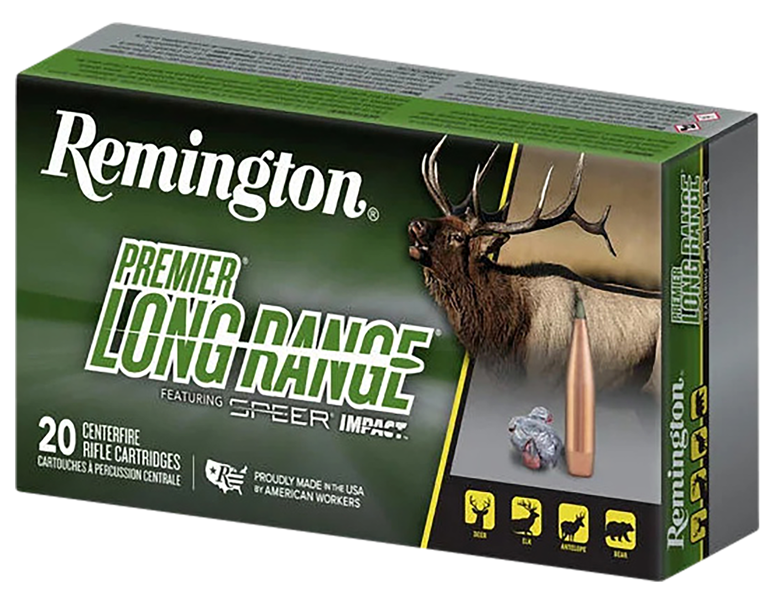 Remington Ammunition Premier Long Range 300 Win Mag 190gr Speer Impact 20 Rd - Box or Case