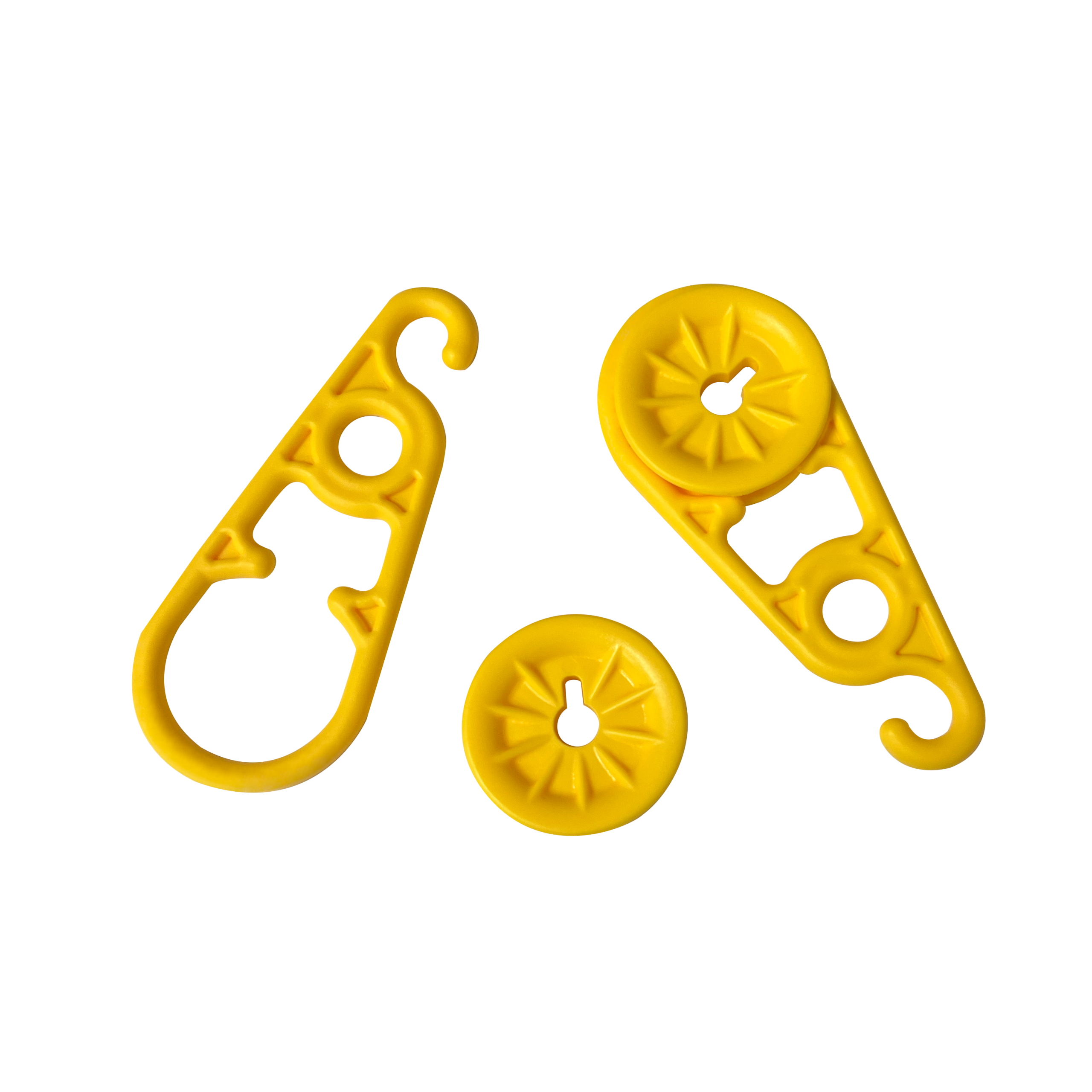 AccuSharp Super Snaps 1006C Yellow 8.80" 6-Pack Tarp Clip