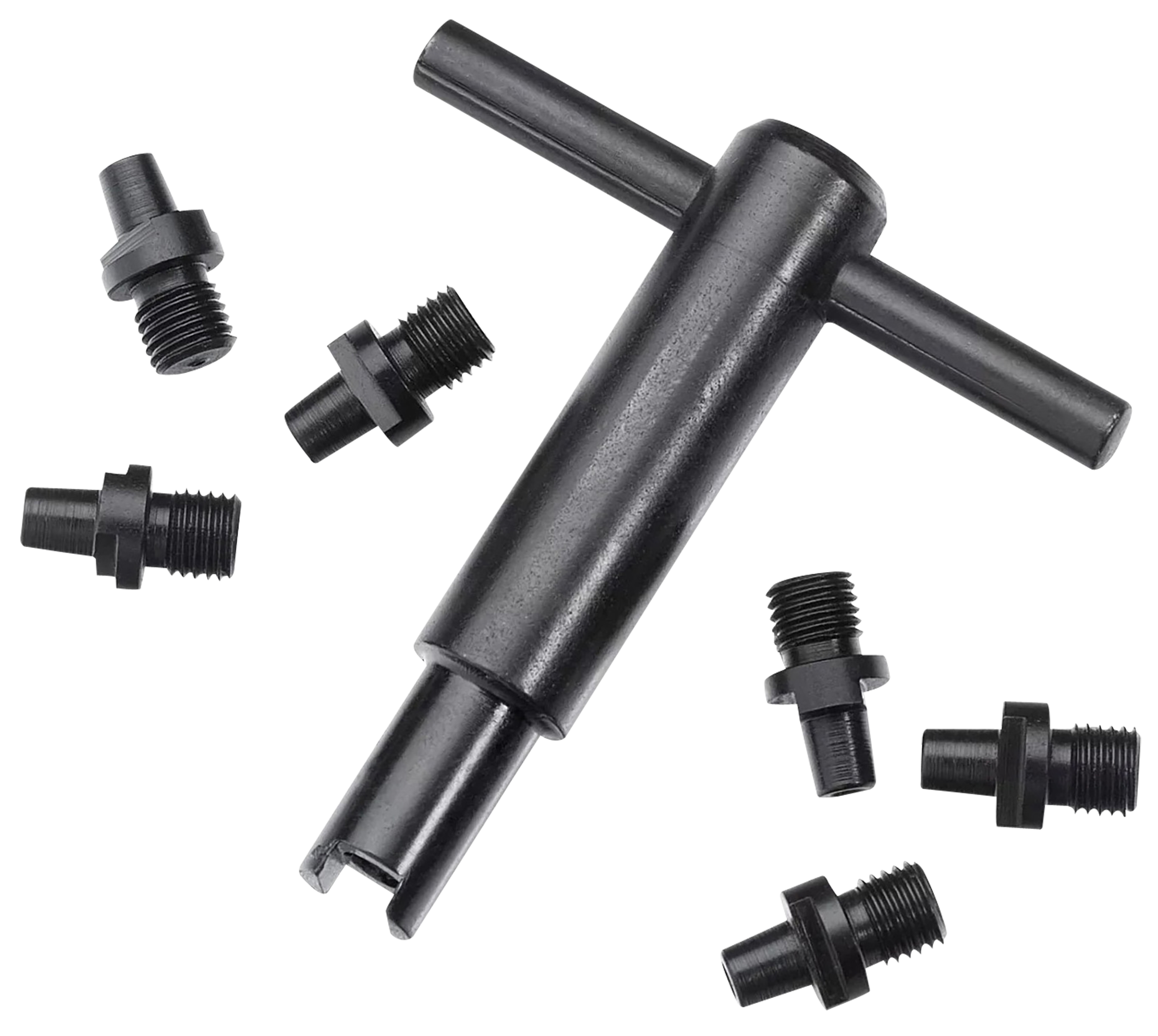 Pietta Revolver Nipple Wrench with 6 #10 Cap Nipples - Black Powder Revolver Tool