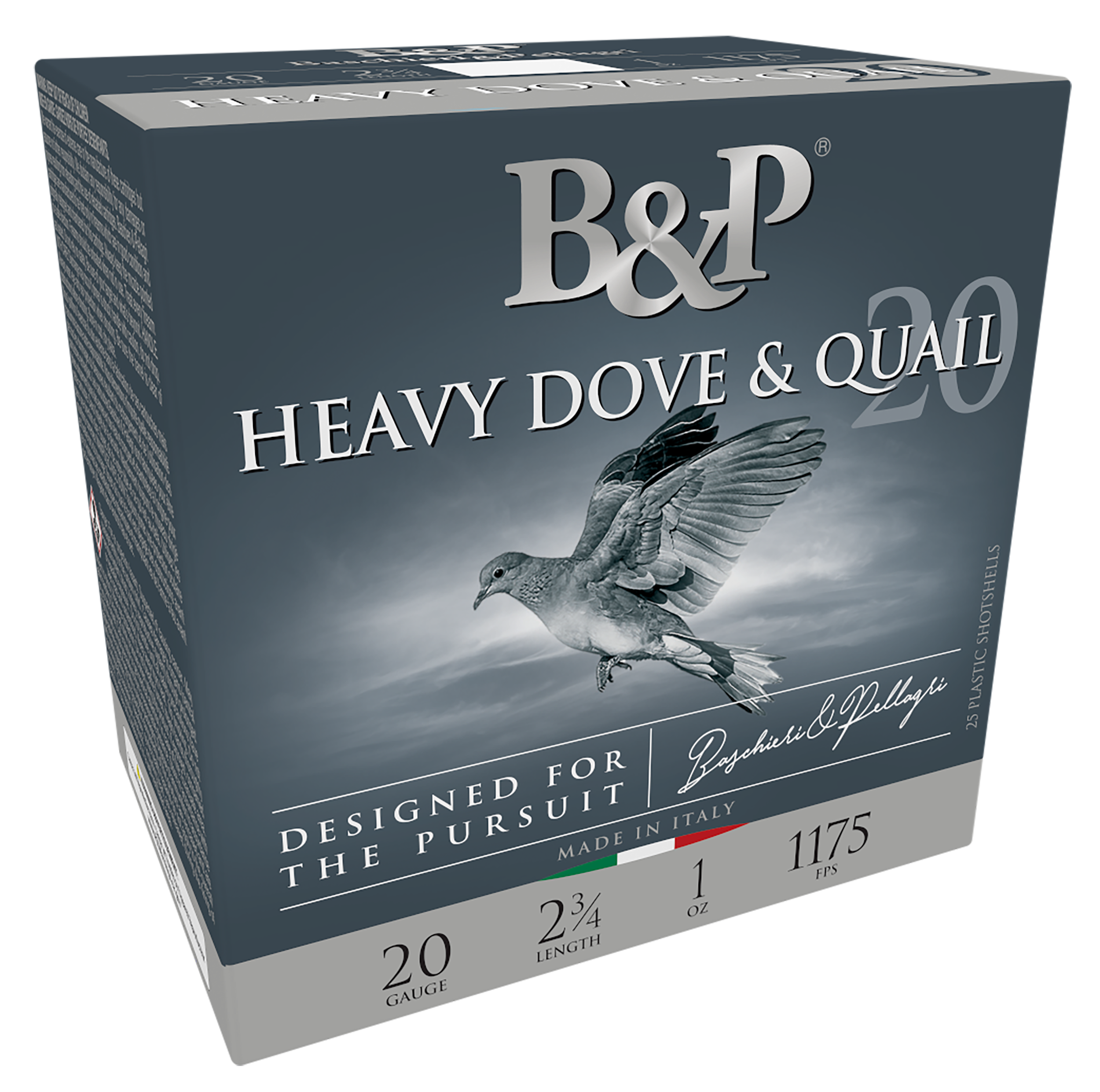B&P Ammunition Heavy Dove & Quail 20 Gauge 2.75" 1 oz #8 Shot - Box or Case