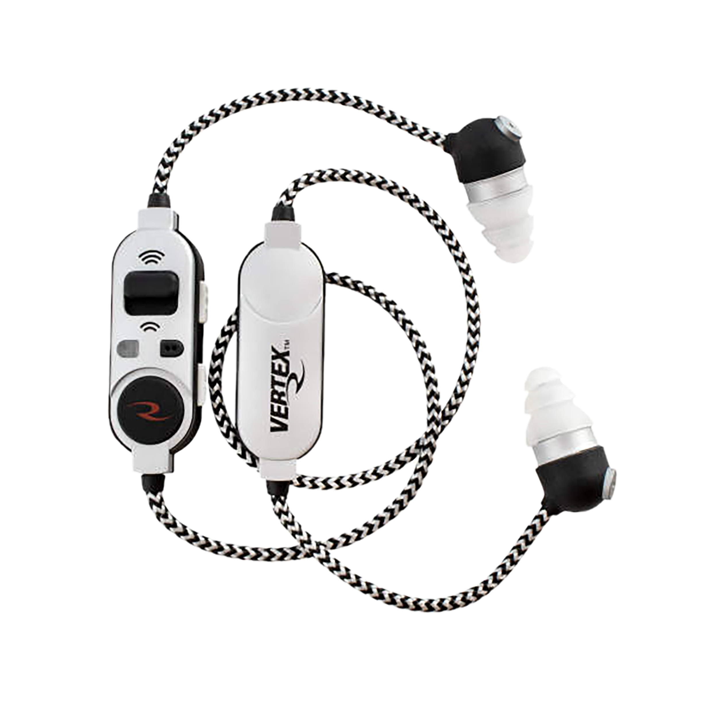Radians VX-BTAC10 Vertex Electronic Earbuds 25 dB NRR Bluetooth In-Ear Black/Gray