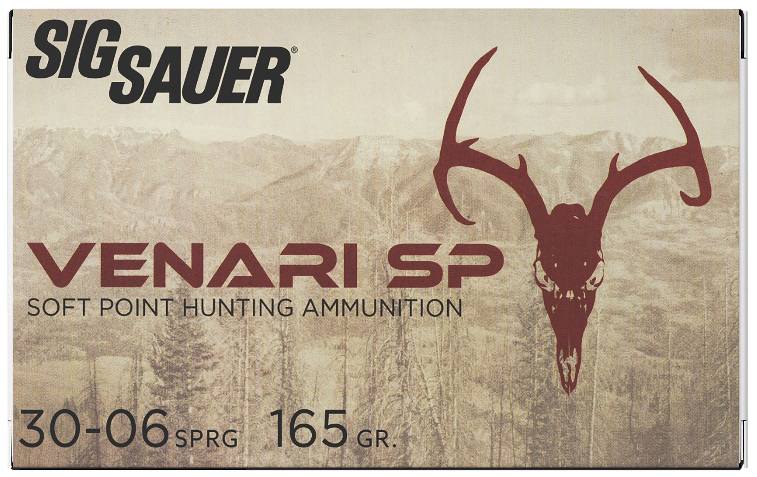 Sig Sauer Venari 30-06 Springfield 165gr Soft Point 20-Rd - Box or Case