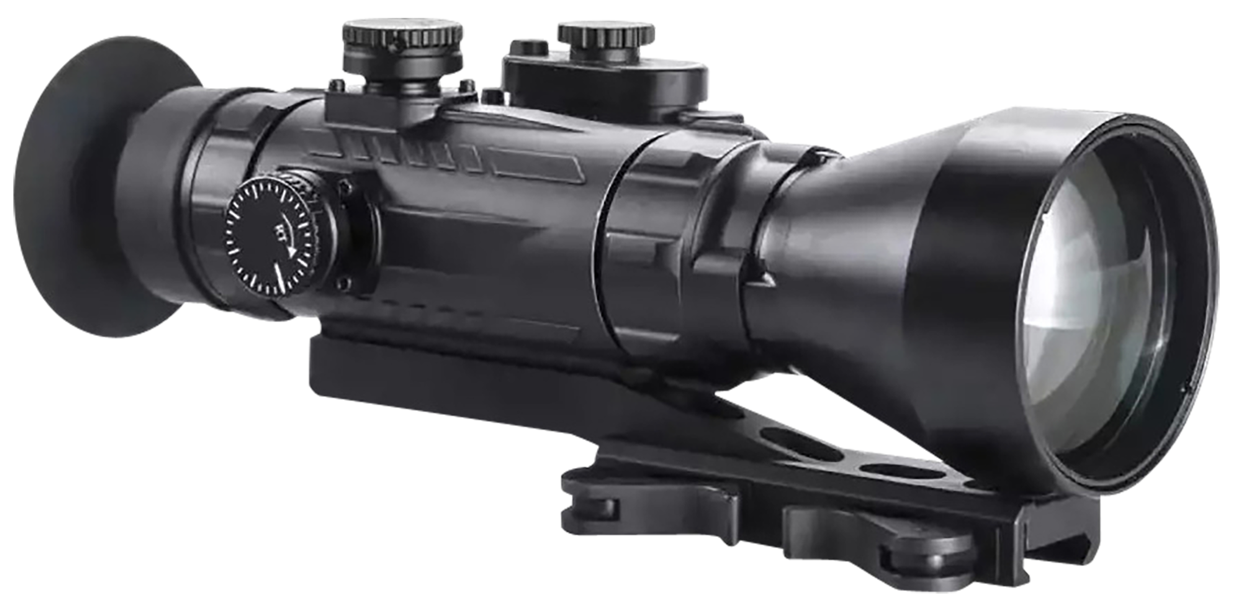AGM Global Vision Wolverine Pro-4 3AW1 Night Vision Rifle Scope 4x70mm Gen 3 Auto-Gated White Phosphor Level 1 Matte Black