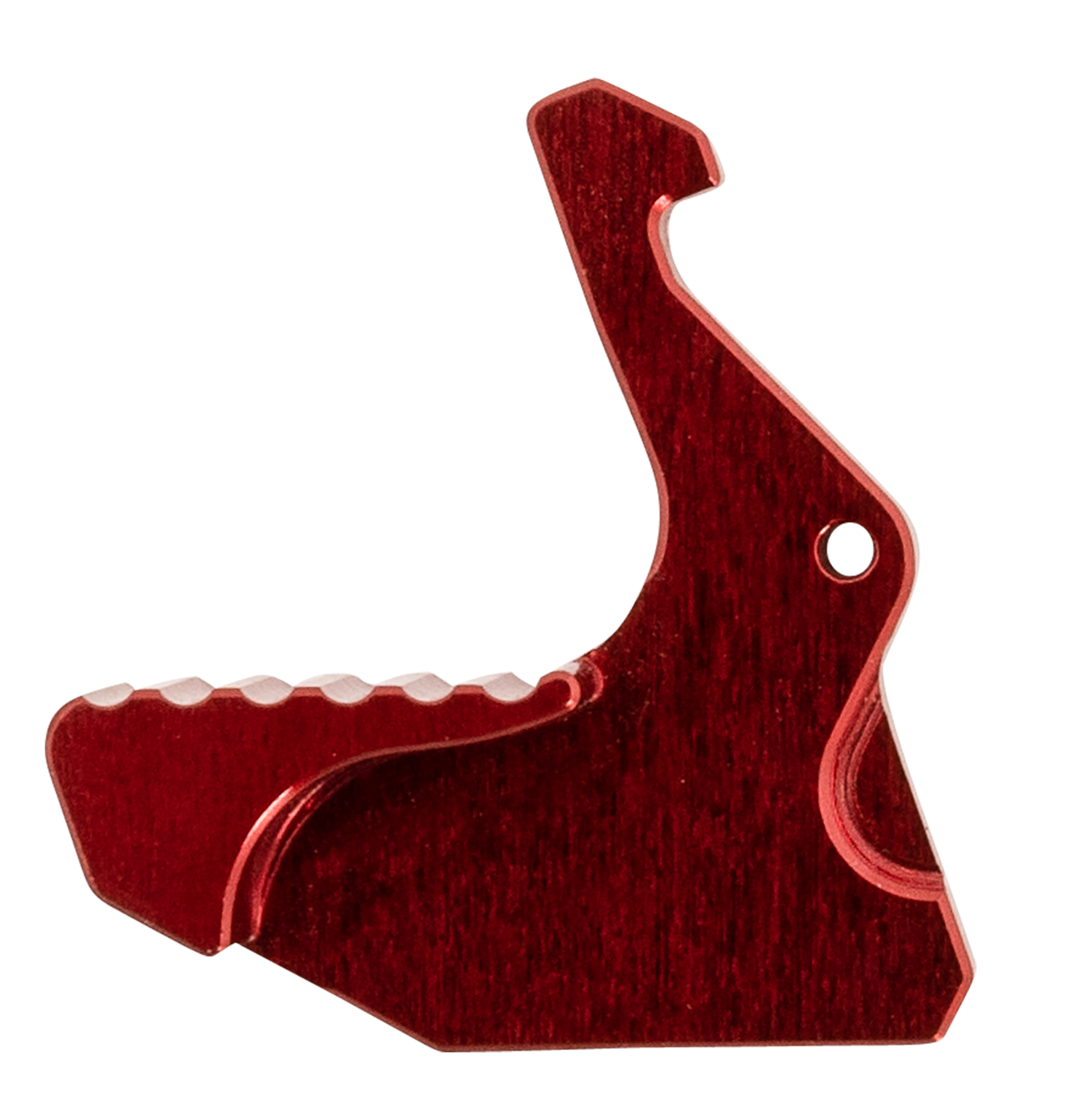 Rise Armament RA-212 Extended Charging Handle Latch Red Aluminum - Mil-Spec AR-15