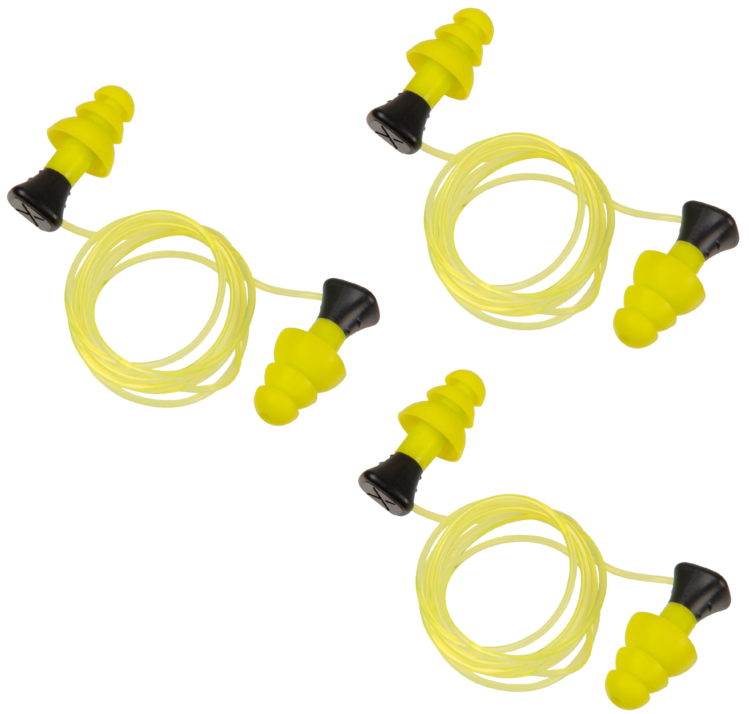 Allen 4118 ULTRX Tethered Silicone Ear Plugs 26 dB NRR Yellow 3 Pair