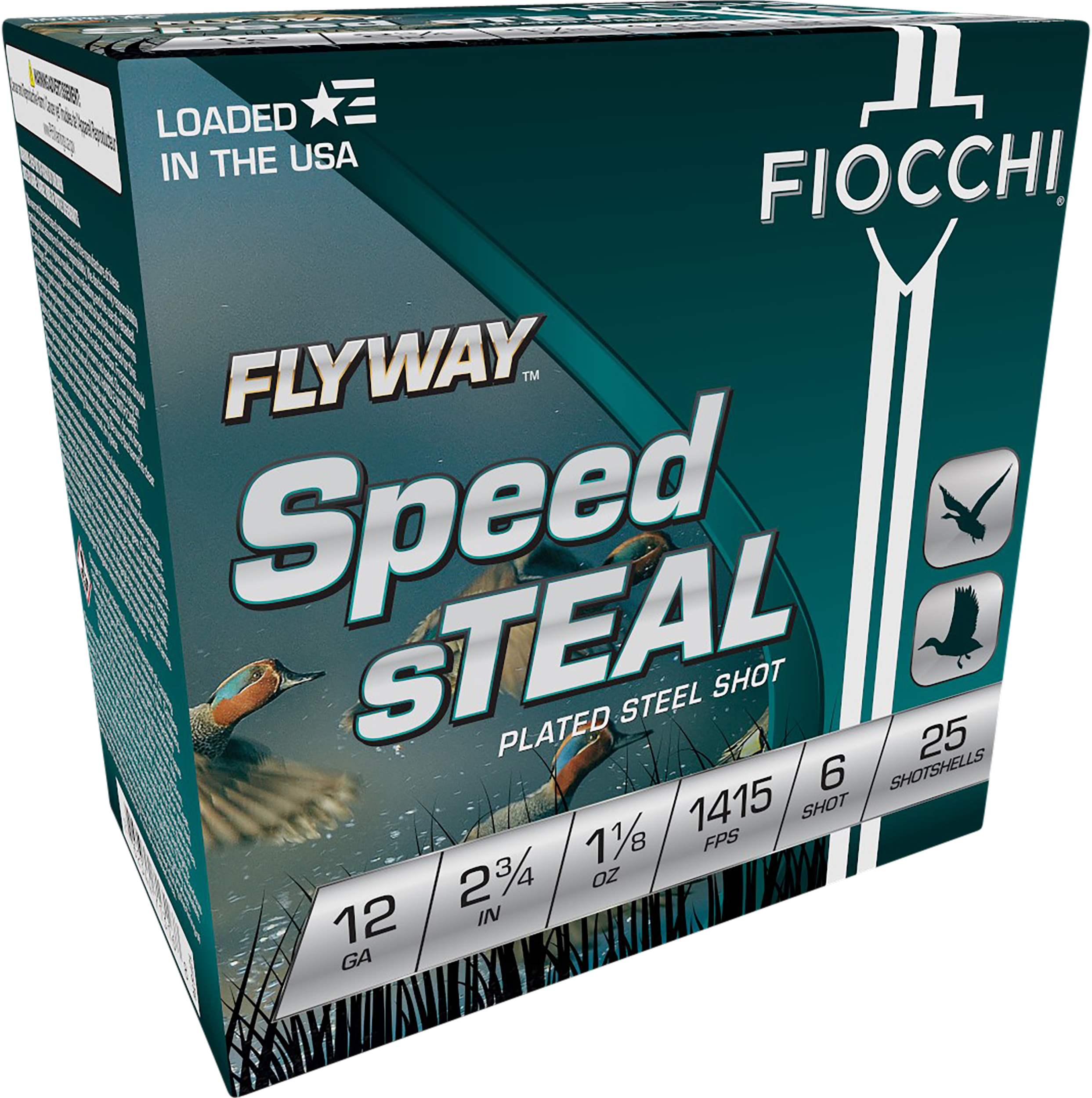 Fiocchi Flyway Speed Steel 12 Gauge 2.75" 1 1/8 oz #6 Shot - Box or Case