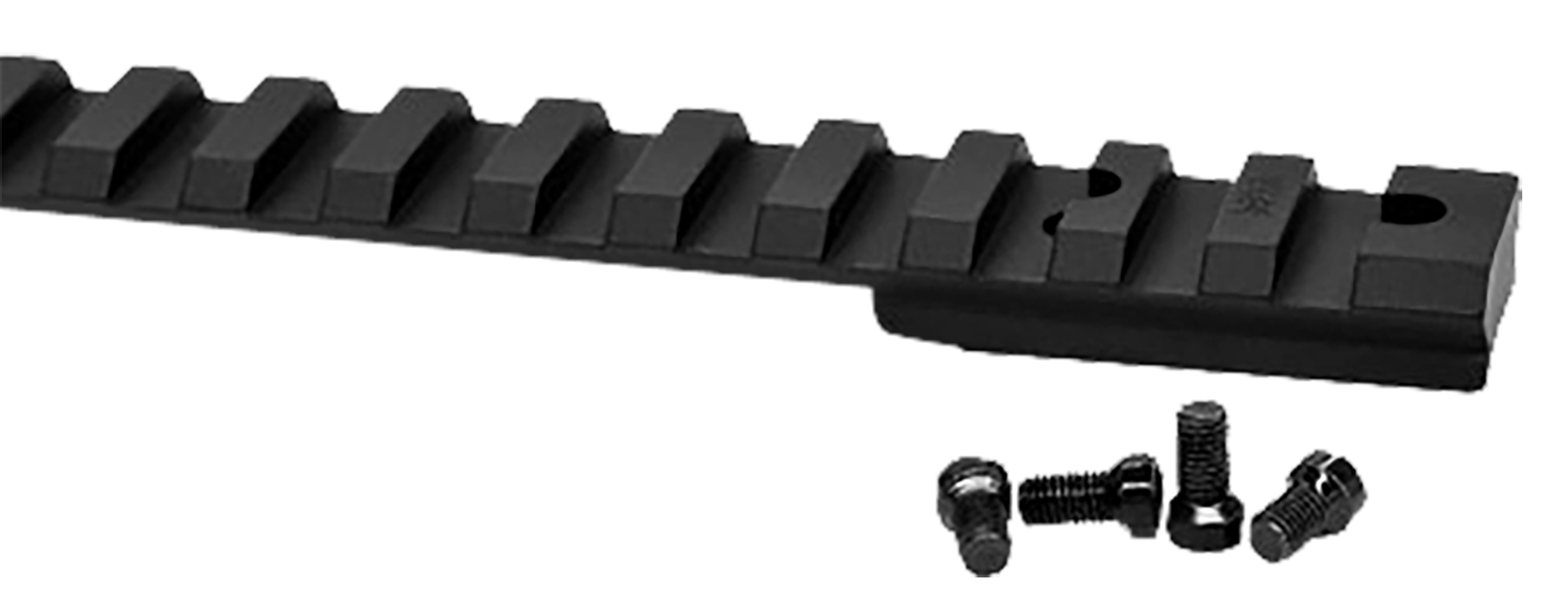 Warne Vapor Picatinny Rail Ruger American Rimfire 15 MOA Black Anodized