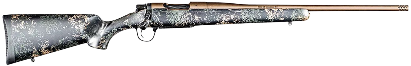 Christensen Arms Mesa FFT 7mm PRC 22" 3+1 Bolt-Action Rifle - Green w/Black/Tan Webbing Stock
