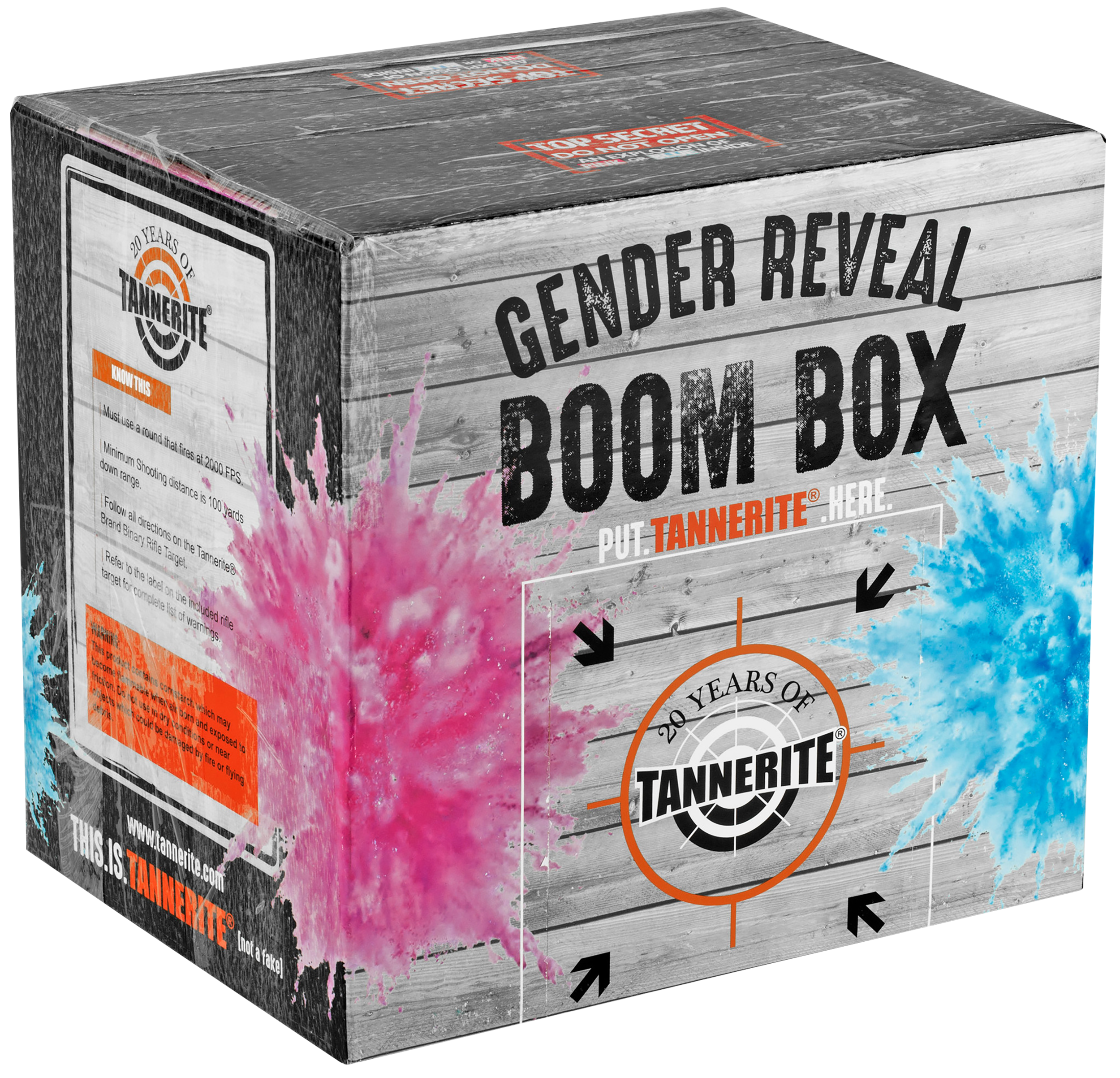 Tannerite GRKP 1 lb Binary Target - Bright Pink w/ 10 lbs Colored Powder