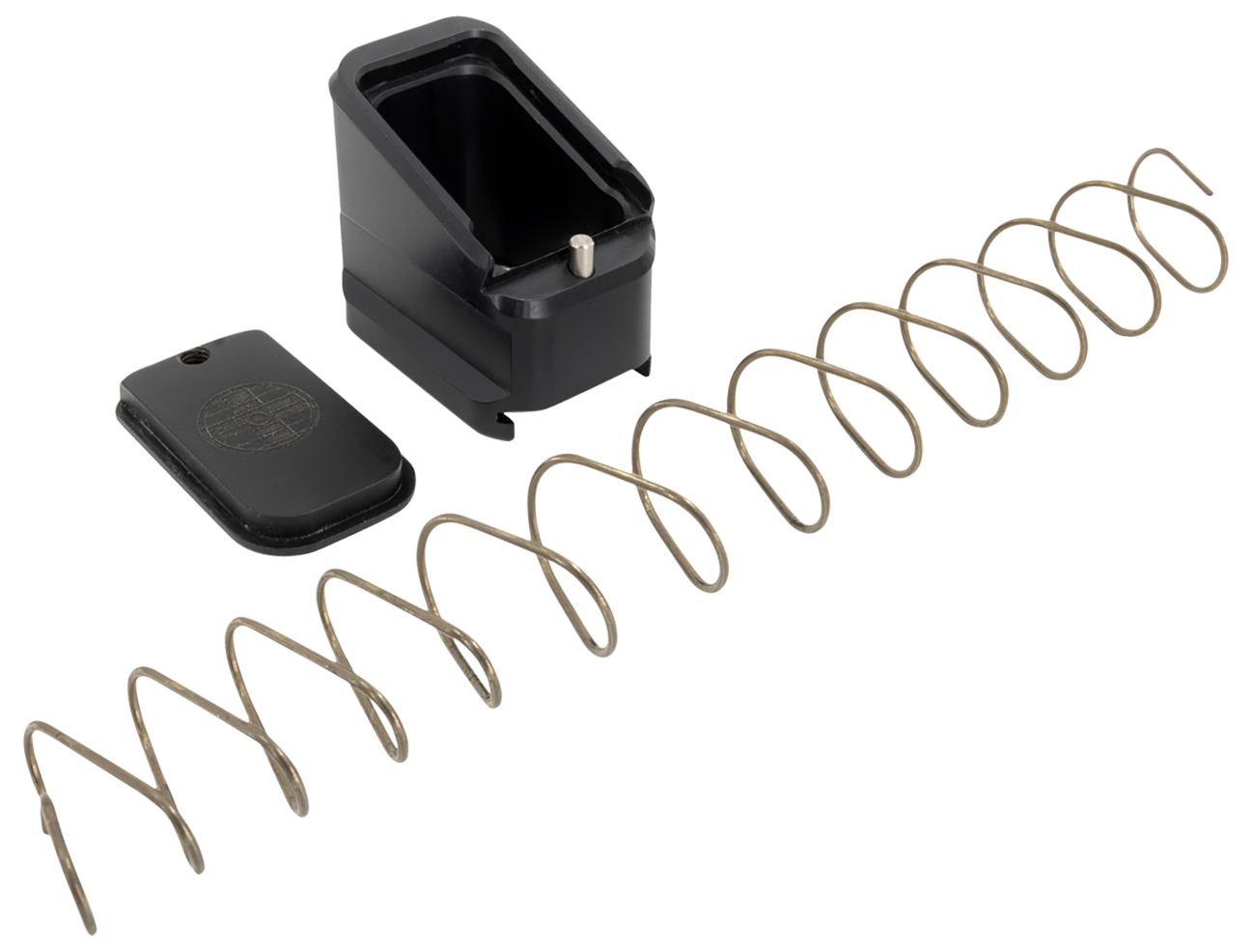 Shield Arms CZ P10-C/P07 +5 Magazine Extension 5rd 9mm / 4rd 40 S&W - Black Anodized Aluminum