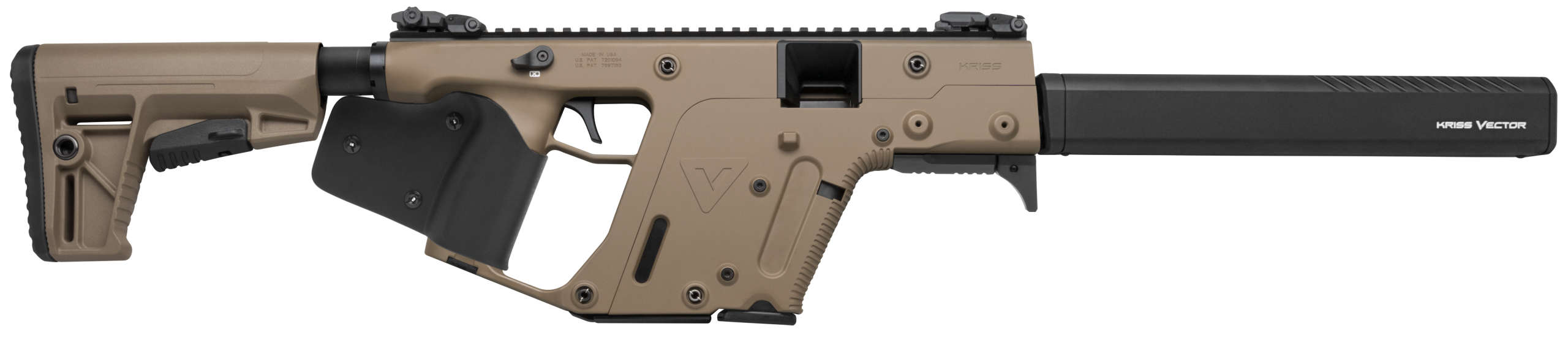 Kriss USA Vector CRB Gen2 9mm Luger 16" 10+1 Semi-Auto Rifle - Flat Dark Earth - CA Compliant