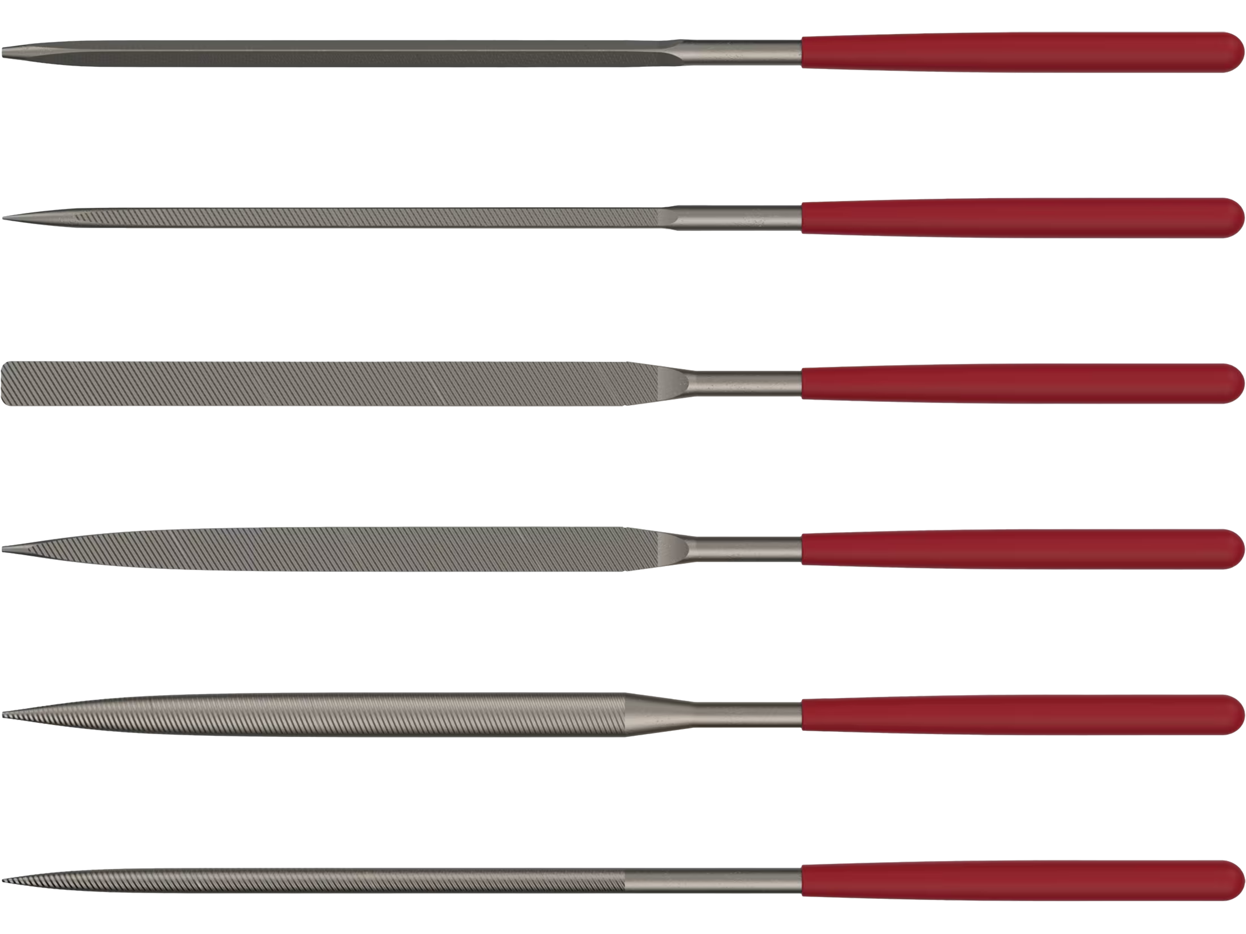 Birchwood Casey GSFS Gunsmithing File Set 5.5" Carbon Steel 6-Piece