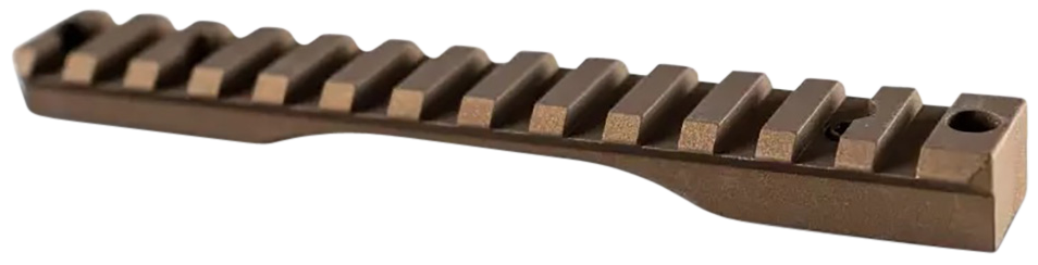 Christensen Arms One Piece Scope Base STD Rem 700 Action - Burnt Bronze Cerakote