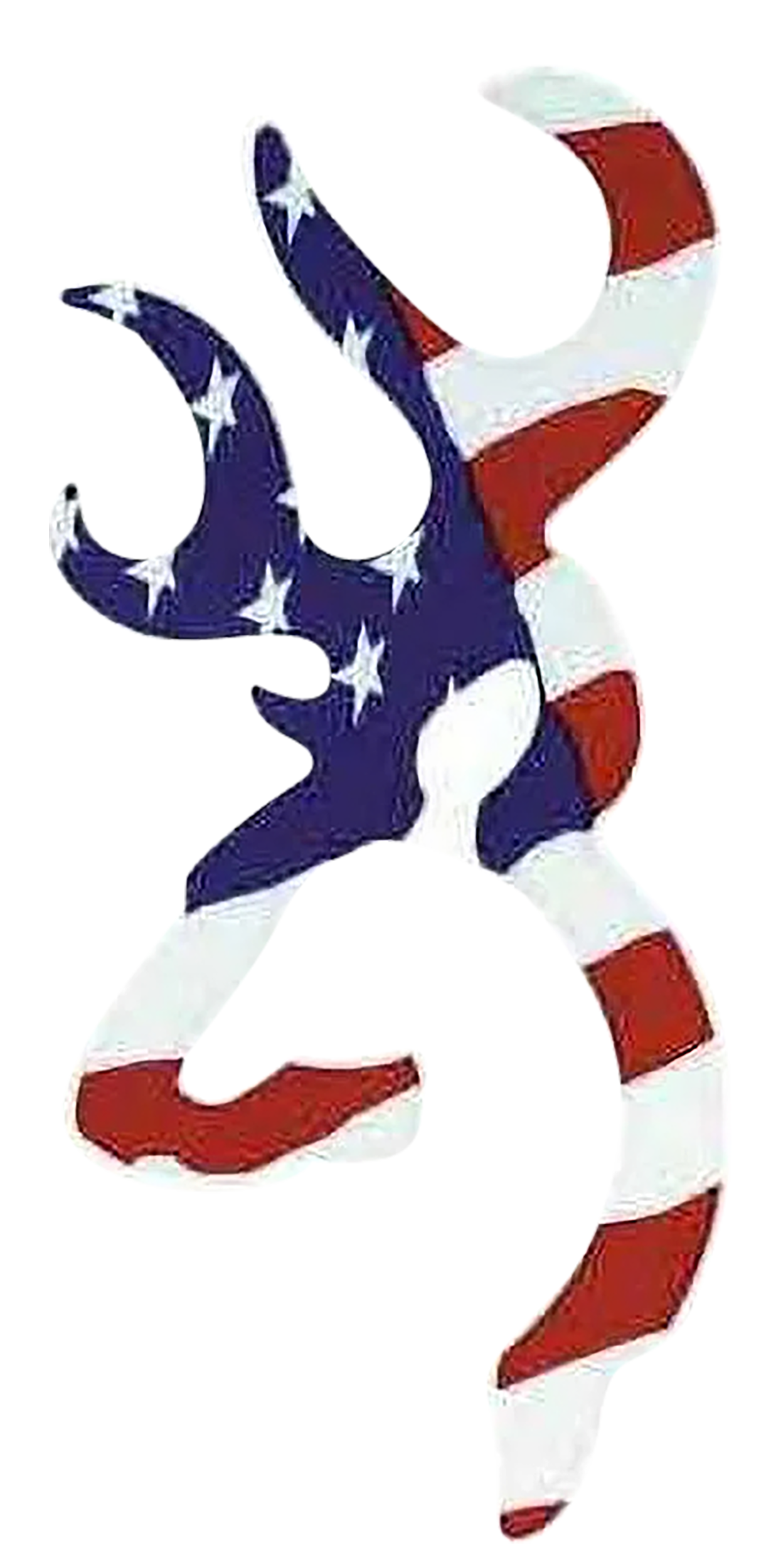 Browning Buckmark 6" Red/White/Blue Vinyl Decal