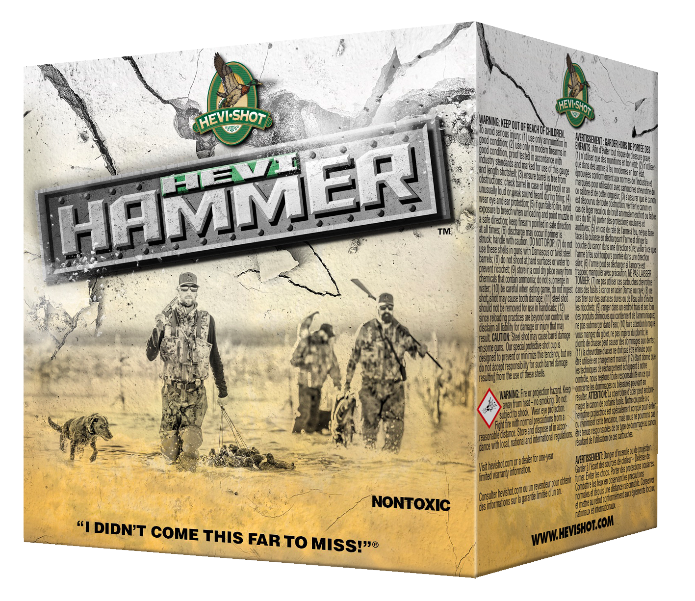 Hevishot HEVI-Hammer 12 Gauge 3.5" 1-1/2 oz BB Steel/Bismuth 1500 fps - Box or Case