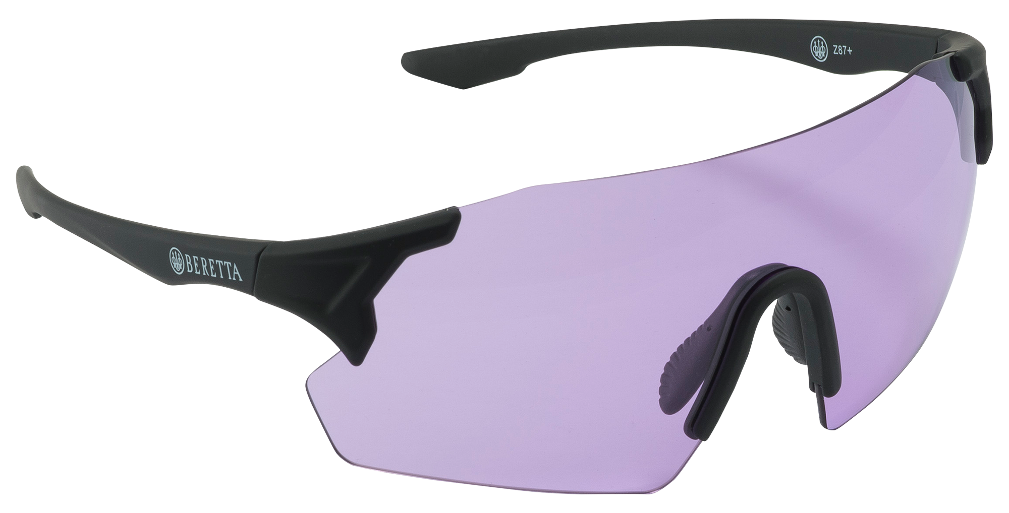 Beretta Challenge EVO Shooting Glasses Purple Lens Black Frame