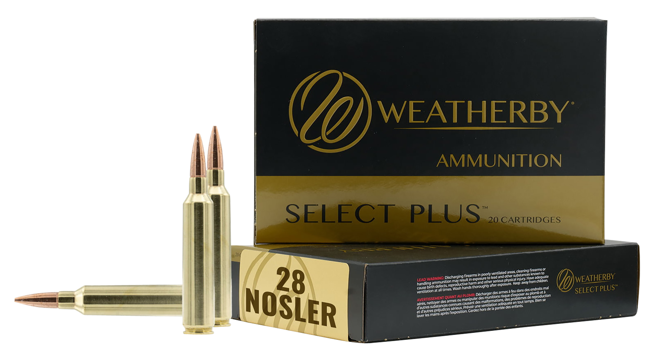 Weatherby Select Plus 28 Nosler 163gr Hammer Custom 20 Rd - Box or Case