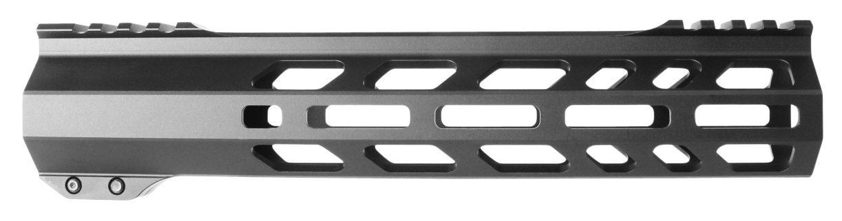 TacFire A.C.E. 10" M-LOK Free Float Handguard - AR-15 - Black Hardcoat Anodized Aluminum