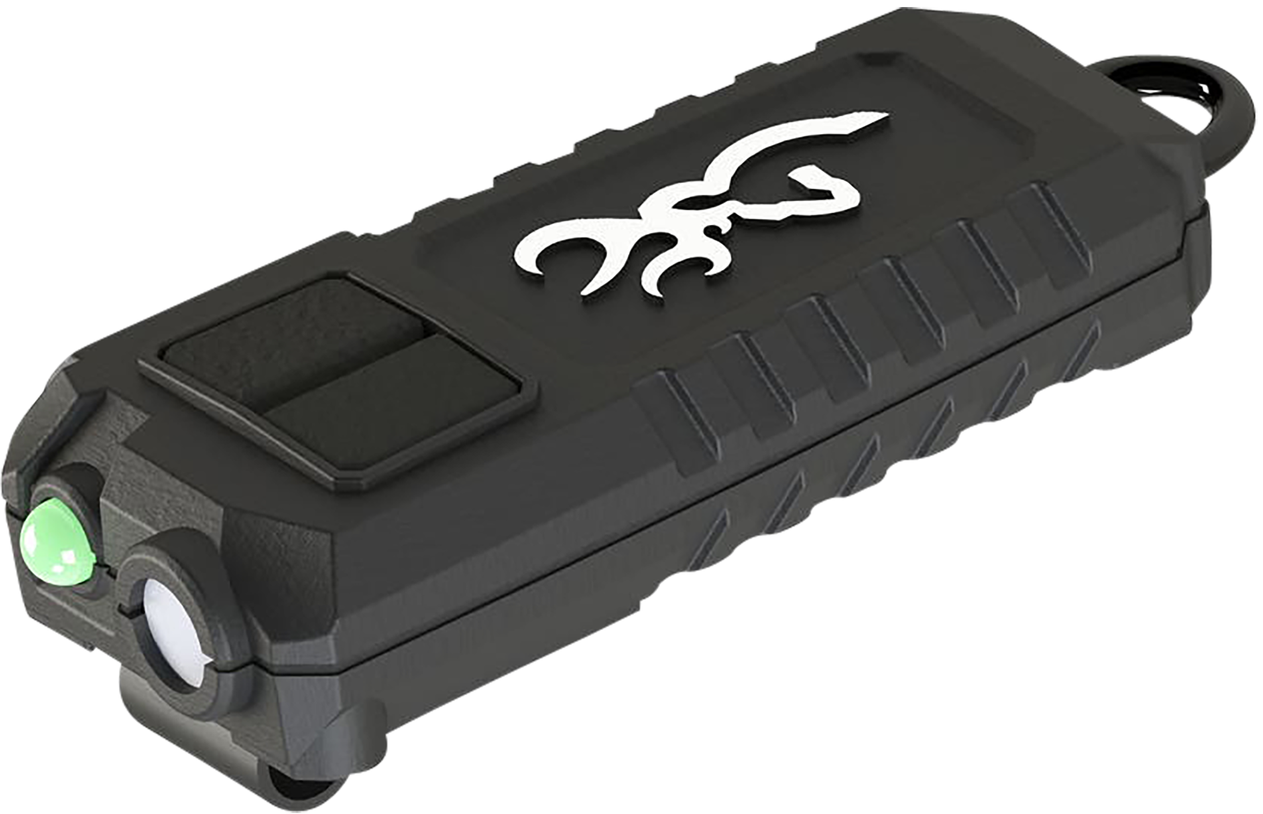 Browning Trailmate USB Rechargeable Keychain Light 7/360 Lumens LED White/Green - Black