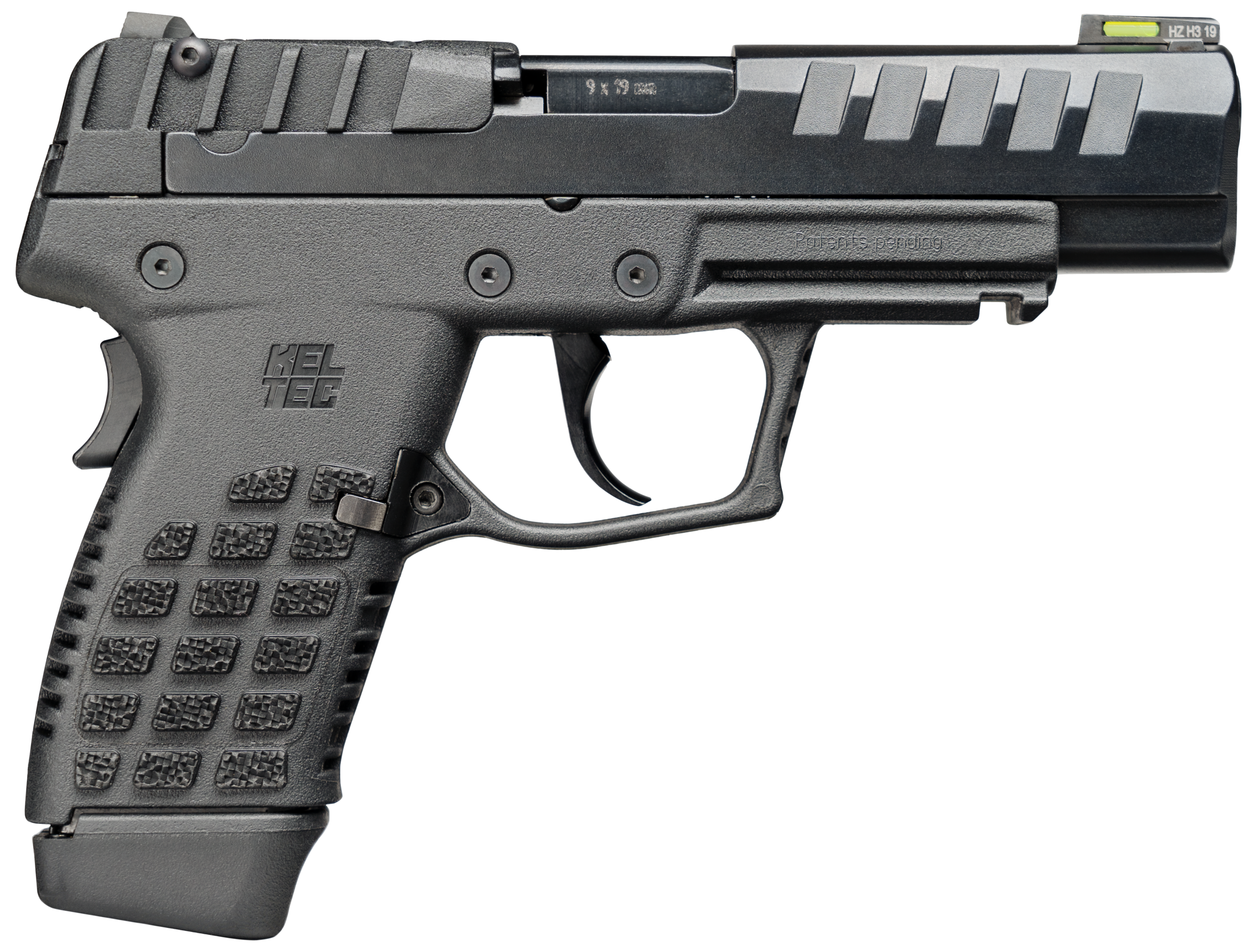 Kel-Tec P15 9mm Luger 4" 15+1 Striker-Fired Semi-Auto Pistol - Black