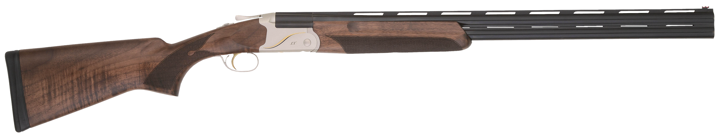 TriStar Trinity II LT 12 Gauge 28" 2rd 3" Chamber Over/Under Break Open Shotgun - Silver Aluminum Receiver, Turkish Walnut