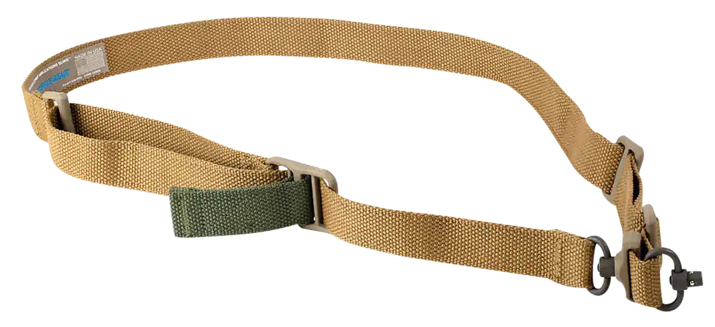 Blue Force Gear Vickers 221 1.25" Coyote Brown Cordura One-Two Point Sling